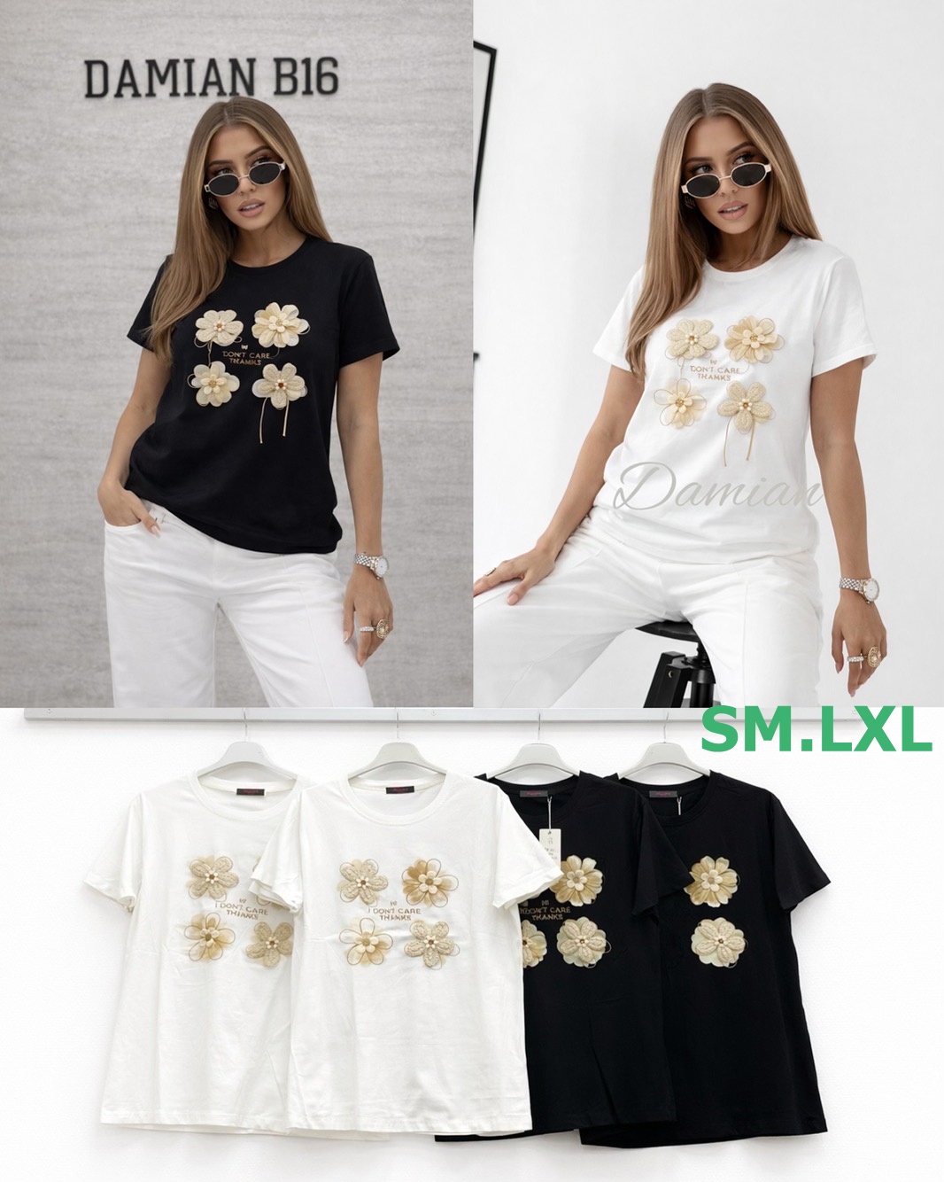 Bluzy damskie (Włoskie produkt) Roz S/M-L/XL , Mix Kolor Paczka 5 szt